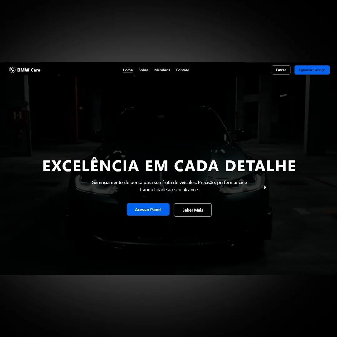 Preview do projeto BMW Care